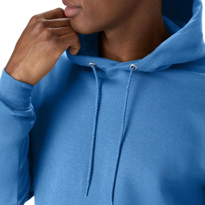 Sudadera con capucha Hanes talla S color azul denim EcoSmart