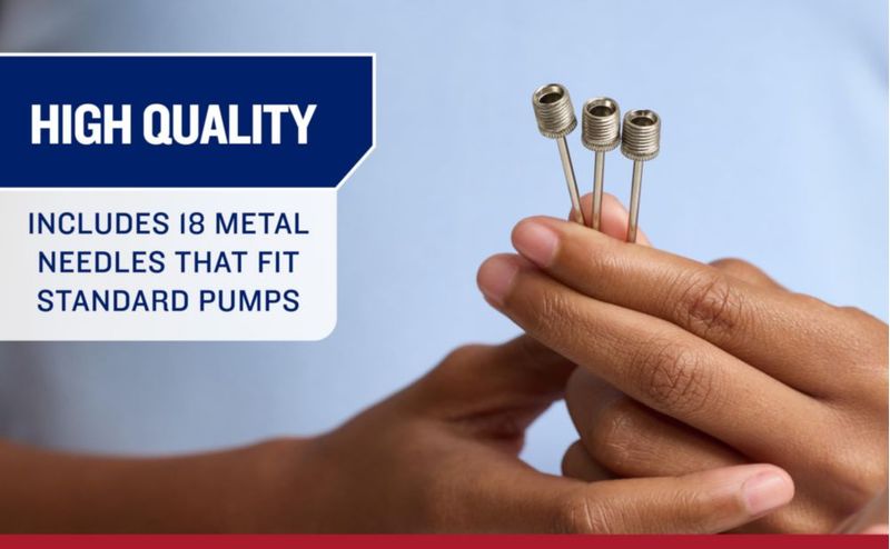Agujas de Inflado de Metal Champion - Pack de 18
