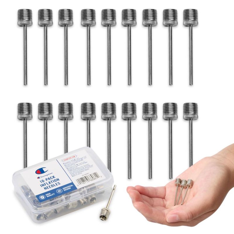 Agujas de Inflado de Metal Champion - Pack de 18