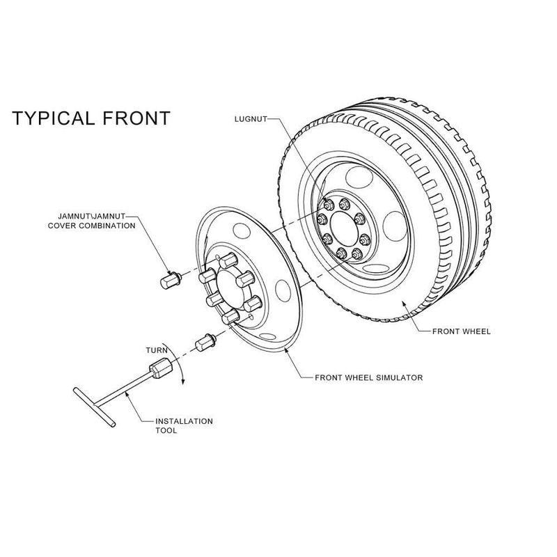 Simulador de llantas STARTSHIP 43 cm Ford F‑350 2005‑2021