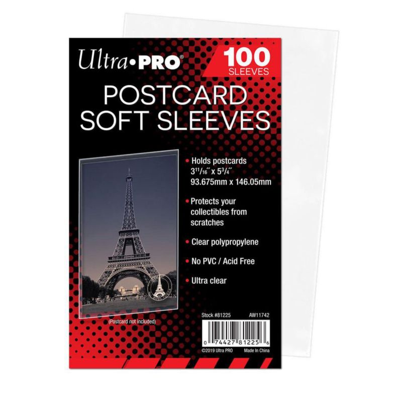 Funda Ultra Pro 94x146 mm de polipropileno transparente