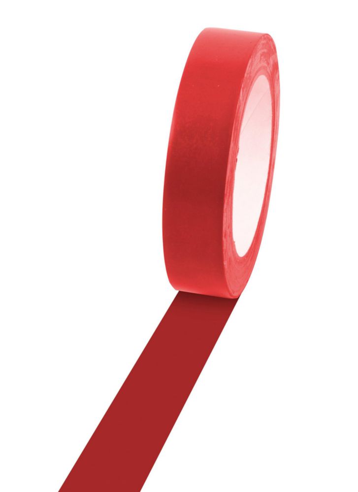 Cinta de vinilo Champion Sports 25 cm x 55 m roja
