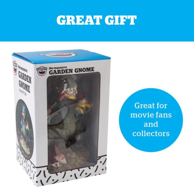 Estatua de Godzilla con Gnomo de Jardín – BigMouth Inc 23 cm