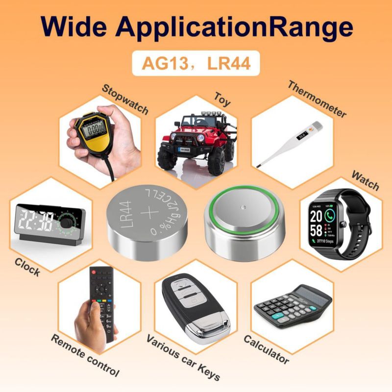 Baterías kunying LR44 paquete de 50 unidades 15 V de larga duración