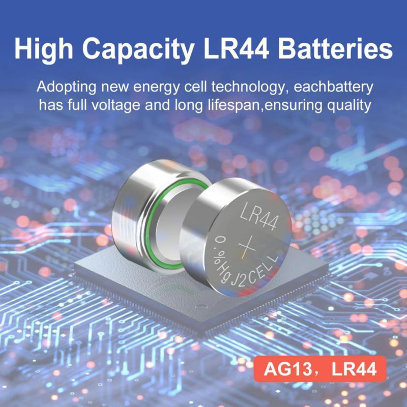 Baterías kunying LR44 paquete de 50 unidades 15 V de larga duración