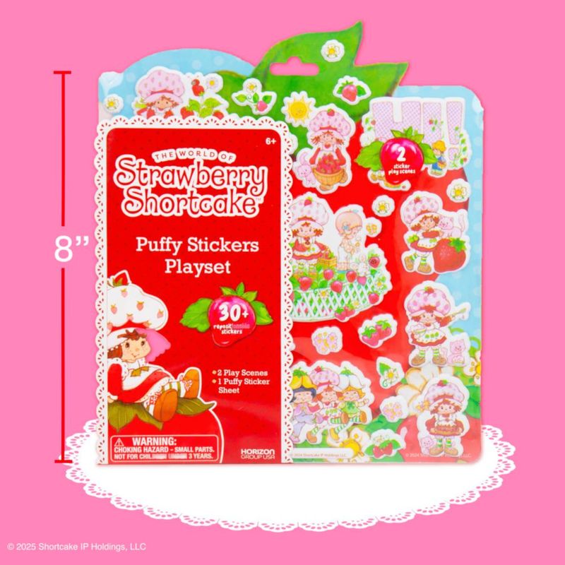Set de Pegatinas Puffy Strawberry Shortcake de Horizon Group USA