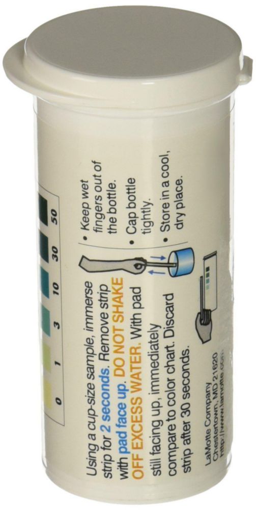 Tira de prueba LaMotte H2O2 0-50 ppm (25 tiras)