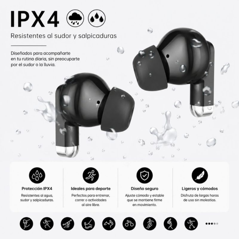 AUDIFONOS G-TIDE L22 (NEGRO) + SMARWATCH HONOR CHOICE 2 EPIC AMOLED + BOCINA G-TIDE SV30