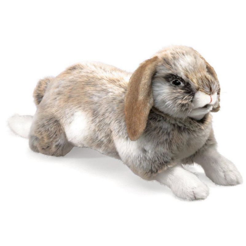 Títere de Mano Conejo Holland Lop Folkmanis de Peluche 38 cm