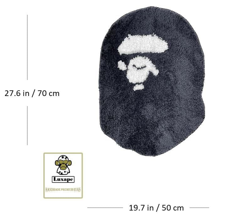 Alfombra Luxape 70x50 cm Bape Baby Milo Camuflaje Azul