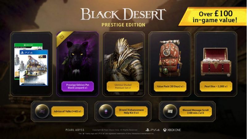 Videojuego SEGA Black Desert Edición Prestige PS4