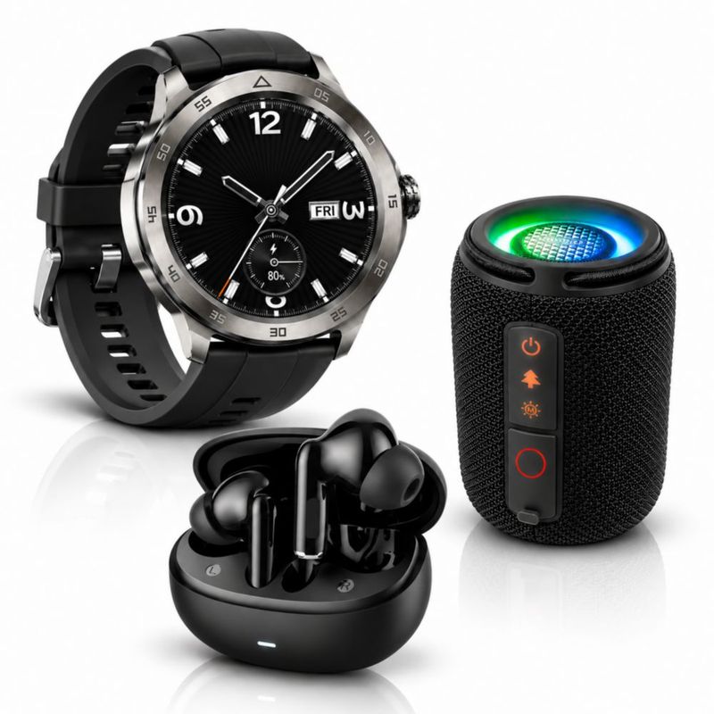 AUDIFONOS G-TIDE L42 (NEGRO) + SMARWATCH HONOR CHOICE 2 EPIC AMOLED + BOCINA G-TIDE SV30