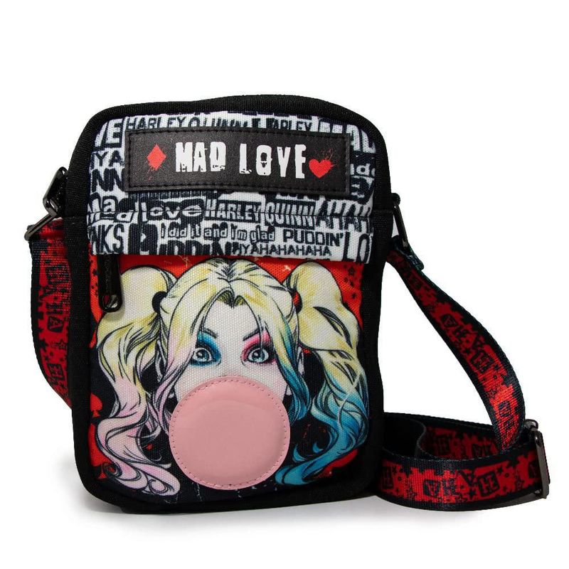 Bolso Buckle-Down Harley Quinn 20x16x5 cm Lona