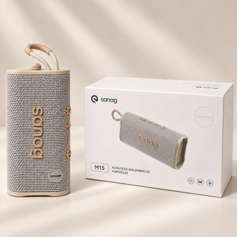 AUDIFONOS G-TIDE H21 (PLATA) + SMARWATCH HONOR CHOICE 2 EPIC AMOLED + BOCINA SANAG M15 (BEIGE)