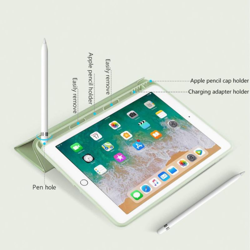 Funda para iPad aoub 97" 2018/2017 Verde Claro