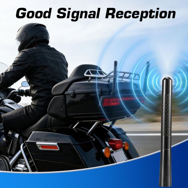 ANTENA Tecreddy Pack de 2 - 12 cm para Harley‑Davidson