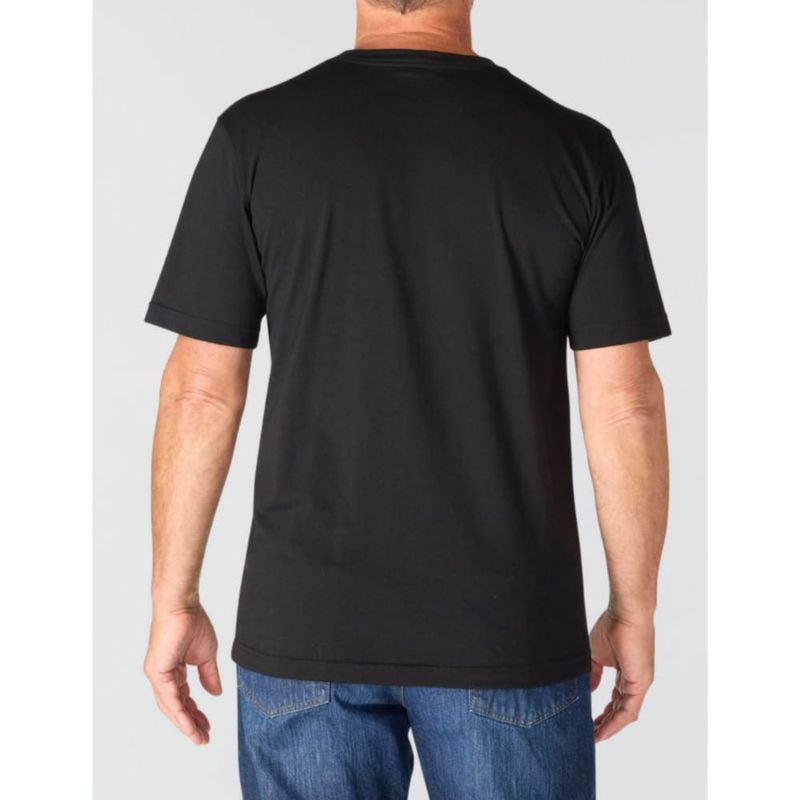 Camiseta Carhartt Hombre Irvine Corte Relajado Negro Talla Mediana