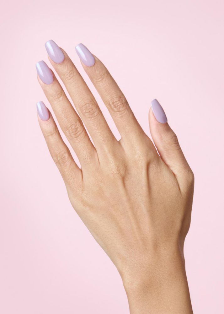 Tiras de Gel para Uñas ohora N Cream Lavanda Púrpura Sólida
