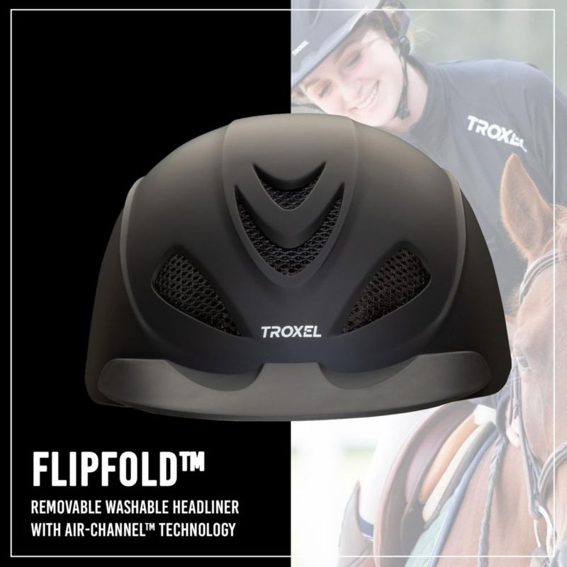 Casco Troxel Liberty Ultraligero Negro Talla Grande