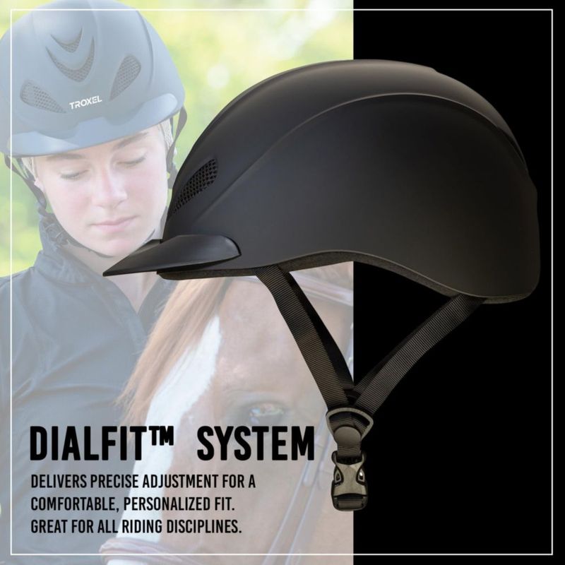 Casco Troxel Liberty Ultraligero Negro Talla Grande