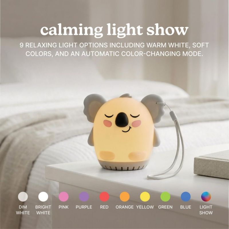 Máquina de Sonidos para Bebés Homedics Koala 20 Sonidos con Luz Nocturna