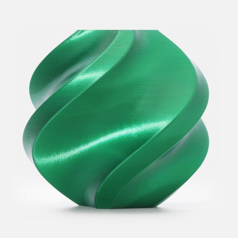Filamento BAMBULAB PLA Silk+ 1 kg Verde Caramelo
