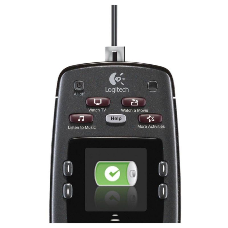 Control remoto Logitech Harmony 700 recargable con pantalla a color