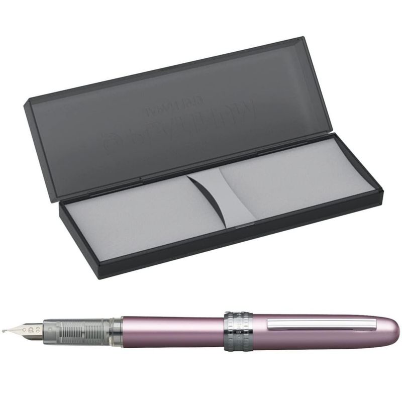 Pluma estilográfica PLATINUM Plaisir de punta fina rosa