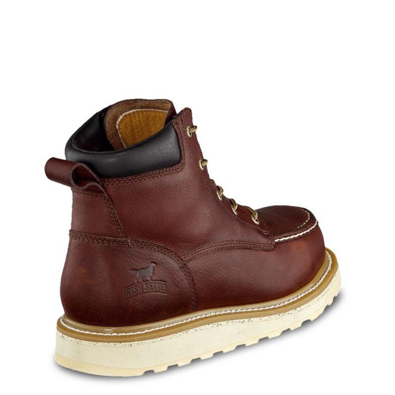 Bota Irish Setter 6" con puntera de aluminio color marrón talla 10.5W