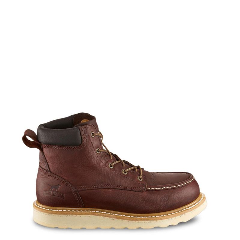 Bota Irish Setter 6" con puntera de aluminio color marrón talla 10.5W
