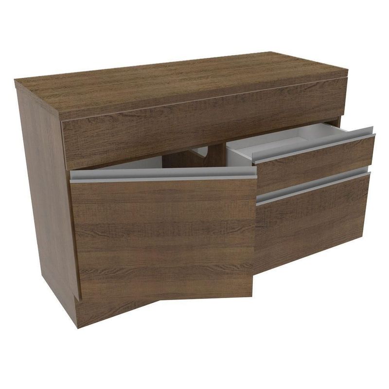 Gabinete bajo bufetera madesa glamy 120cm con encimera mm 02