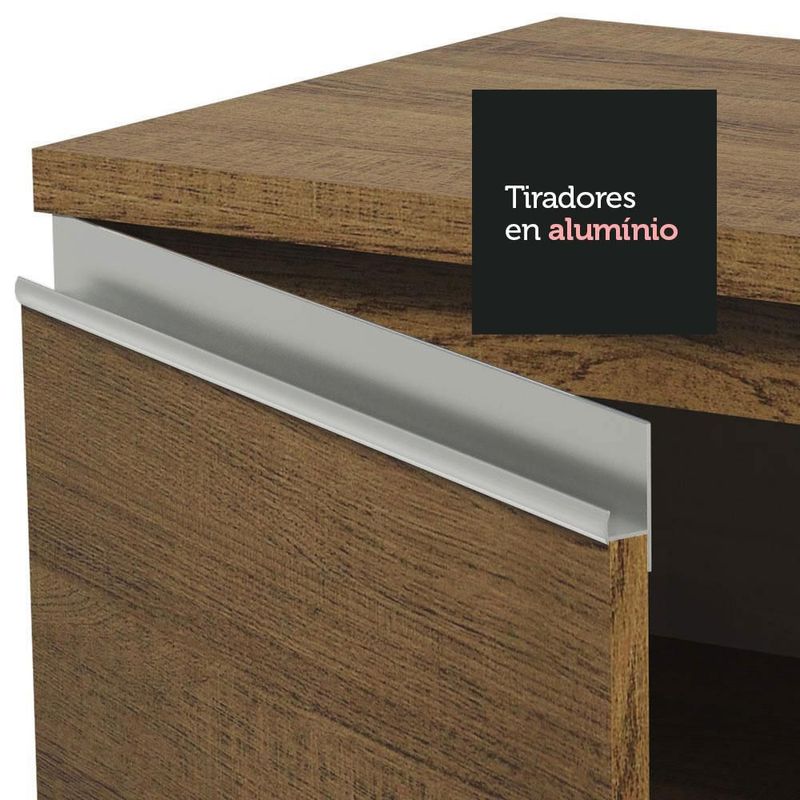 Gabinete bajo bufetera madesa glamy 120cm con encimera mm 02