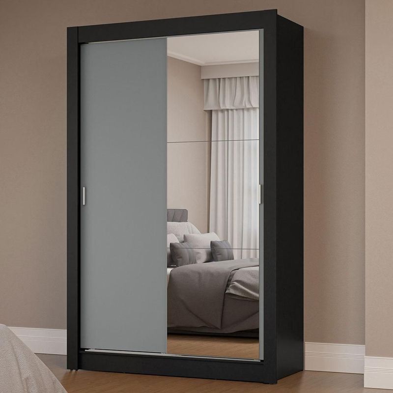 Ropero closet madesa milano 2 puertas 1 espejo ng