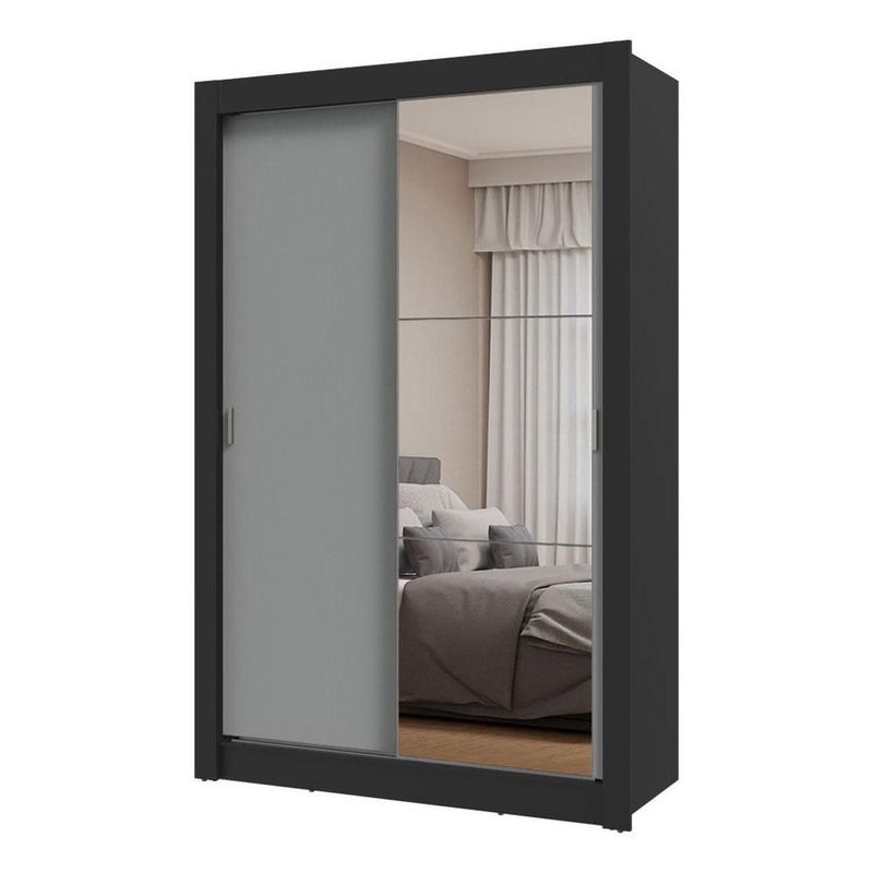 Ropero closet madesa milano 2 puertas 1 espejo ng