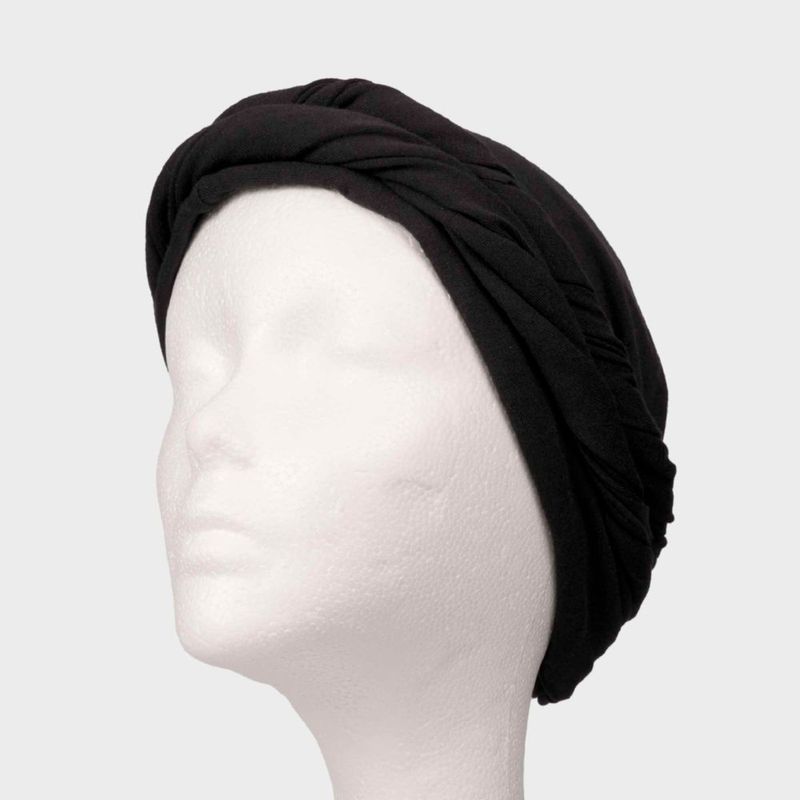 Turbante de Satén Red by Kiss Negro Talla Única (Jersey)