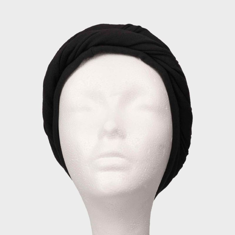 Turbante de Satén Red by Kiss Negro Talla Única (Jersey)