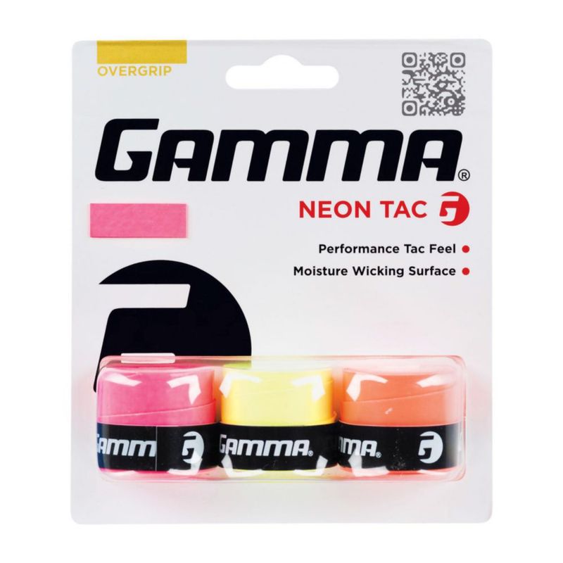Sobregrip GAMMA Neon Tac Pack de 3 unidades surtido