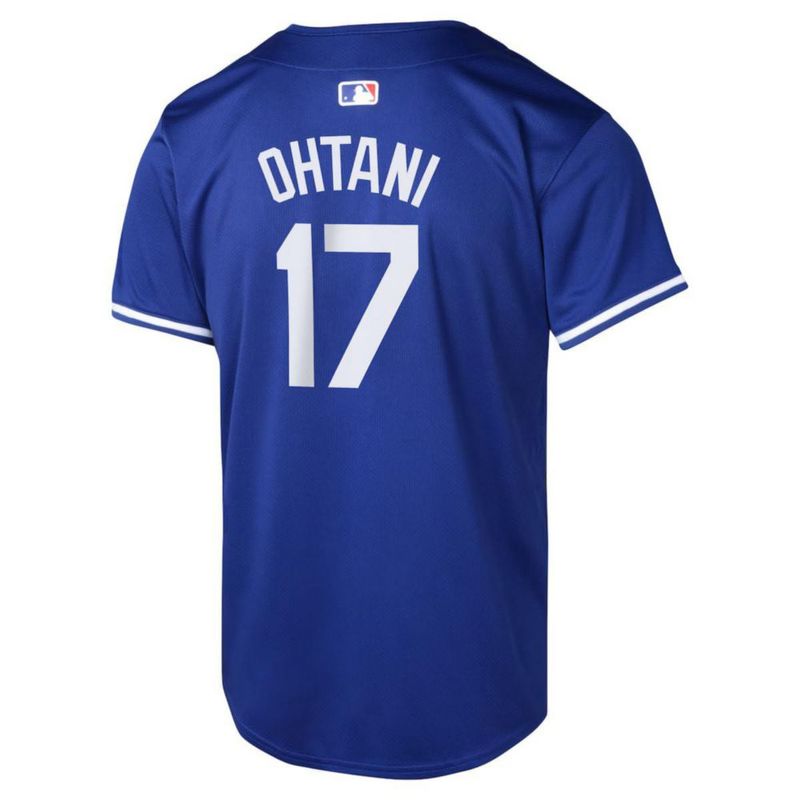 Camiseta de béisbol Outerstuff Ohtani Dodgers Juvenil Azul 8-20