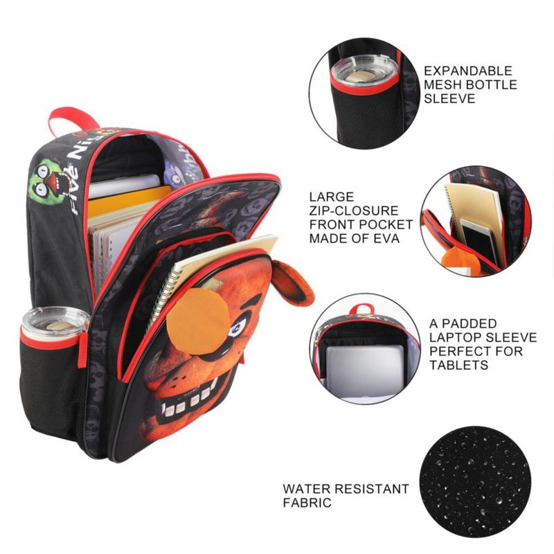 Mochila Bioworld 41 cm Freddy Fazbear FNAF para niños
