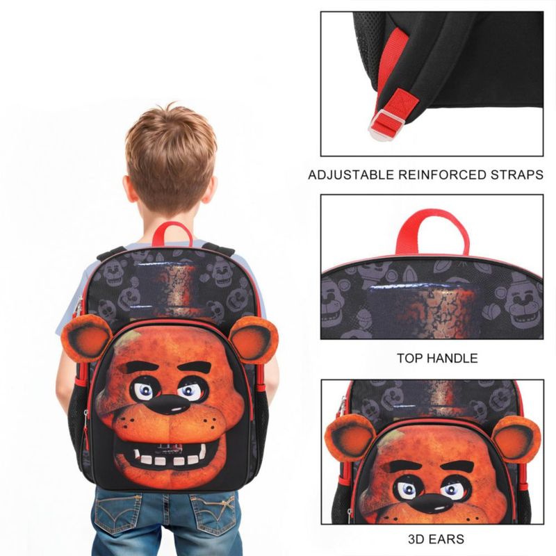 Mochila Bioworld 41 cm Freddy Fazbear FNAF para niños