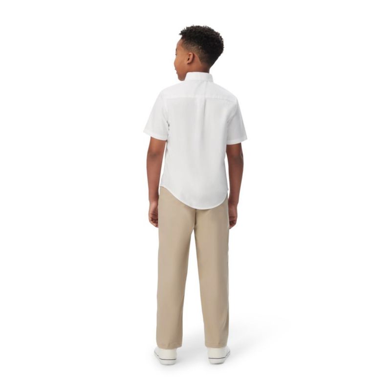 Camisa de vestir para niños French Toast talla 8 blanca de manga corta