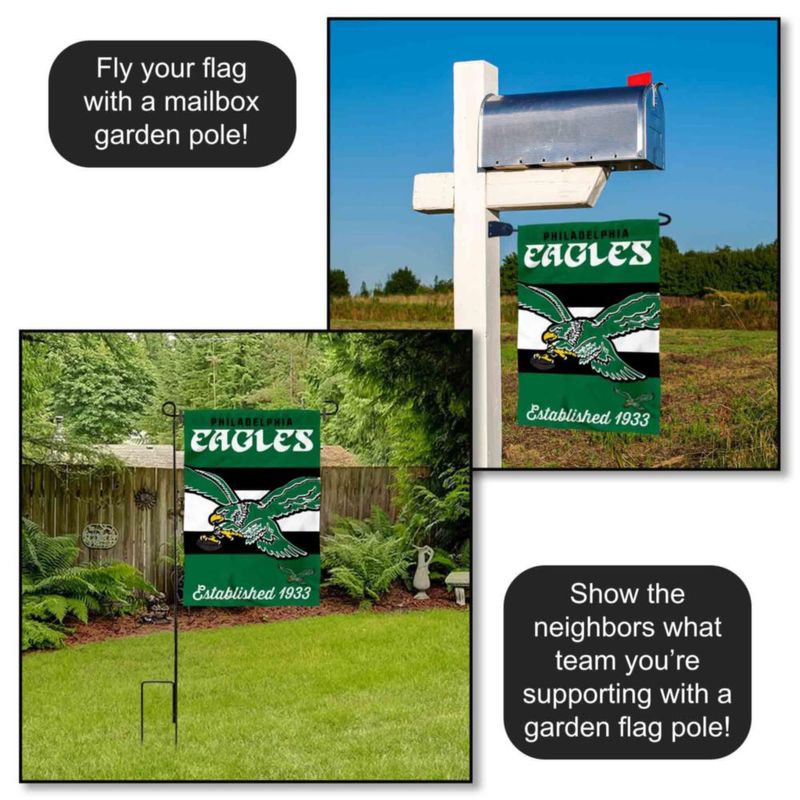 Bandera de jardín WinCraft Philadelphia Eagles 32x46 cm