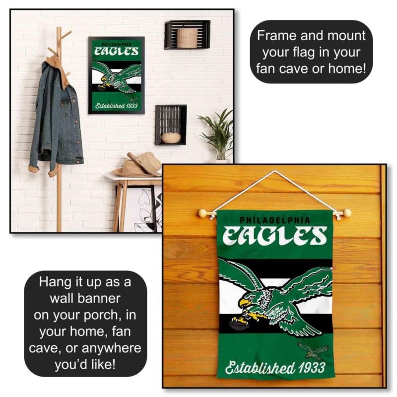 Bandera de jardín WinCraft Philadelphia Eagles 32x46 cm