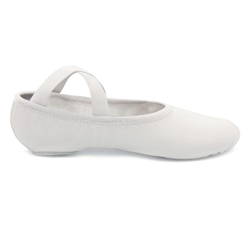 Zapatos de ballet So Danca blanco adulto talla 11