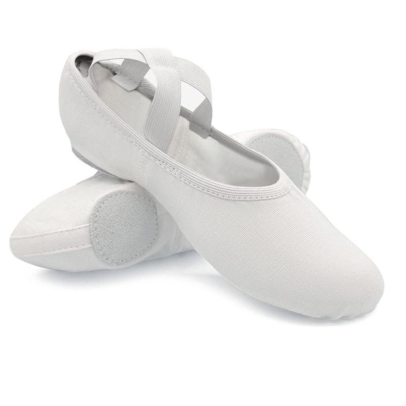 Zapatos de ballet So Danca blanco adulto talla 11