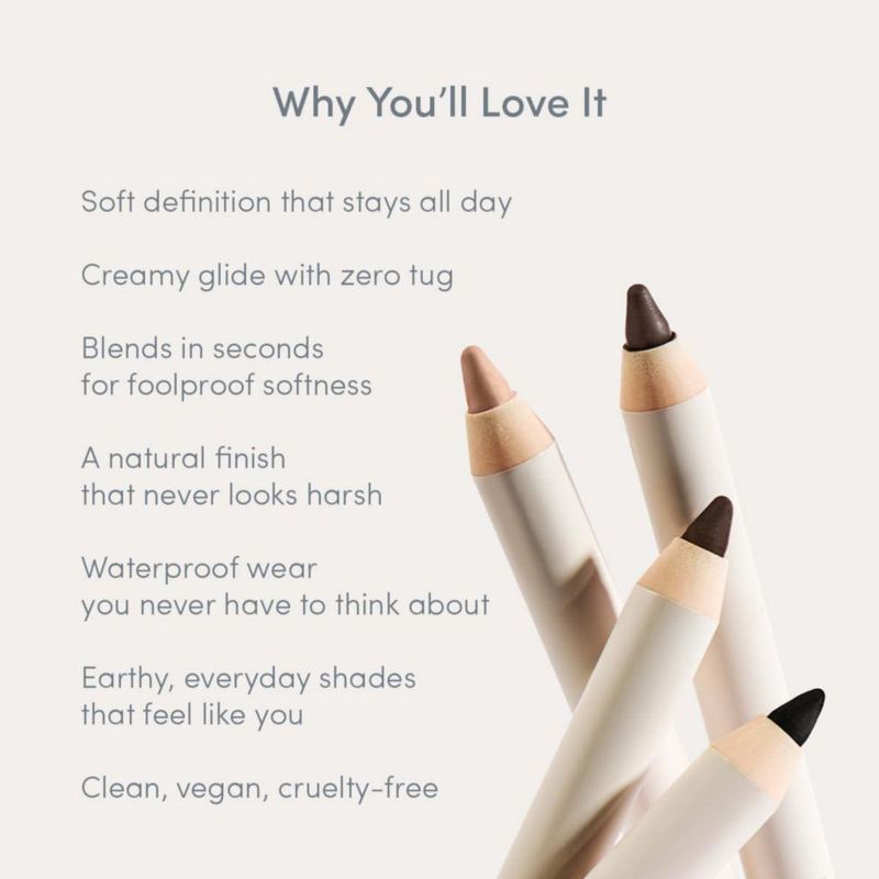 Lápiz de delineador Ravie Beauty UMBER a prueba de agua vegano