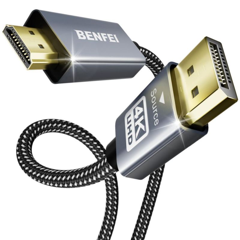 Cable DisplayPort a HDMI BENFEI 3 pies trenzado de nailon