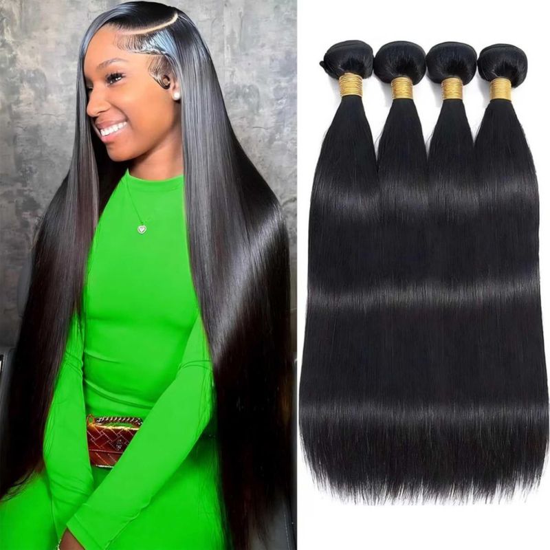Extensiones de cabello Ysivonu 56-69 cm lisas 4 unidades