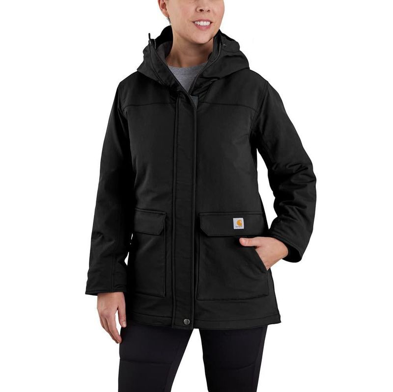 Abrigo Carhartt Camden para Mujer Negro Talla Mediana