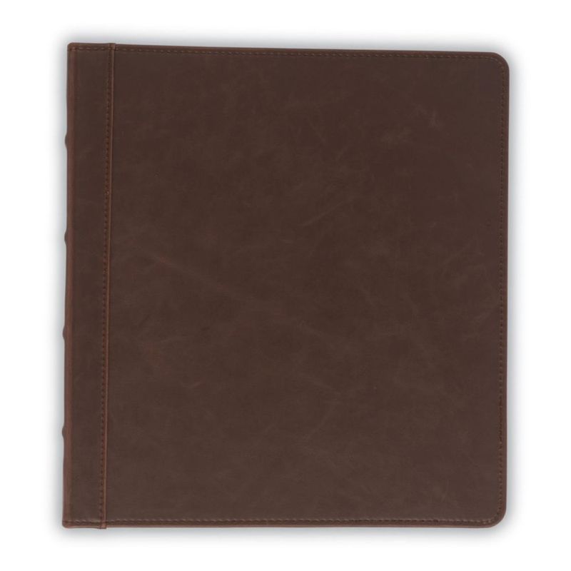 Carpeta Samsill de Anillas Redondas 38 mm Marrón sin Cremallera